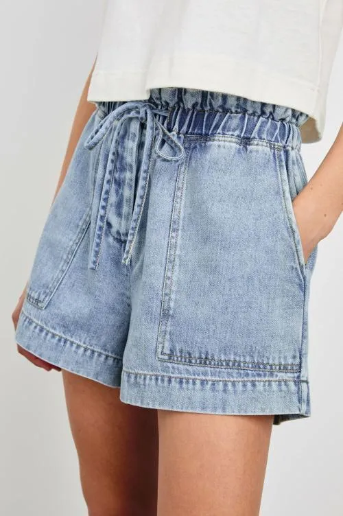 Women Rails Pants and Shorts Foster Short Faded Indigo Women Rails Pants and Shorts Foster Short Faded Indigo