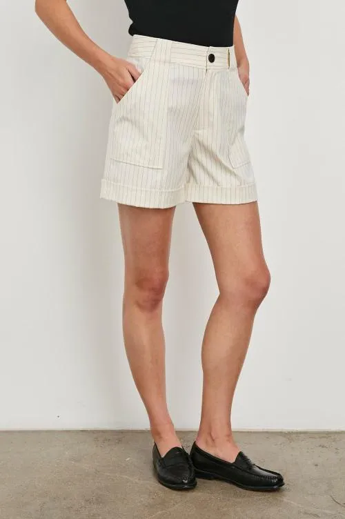Women Rails Pants and Shorts Maryam Short Birch Pinstripe Women Rails Pants and Shorts Maryam Short Birch Pinstripe