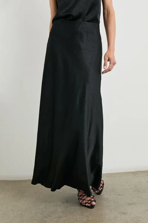 Women Rails Skirts Romina Skirt Black Crinkle
