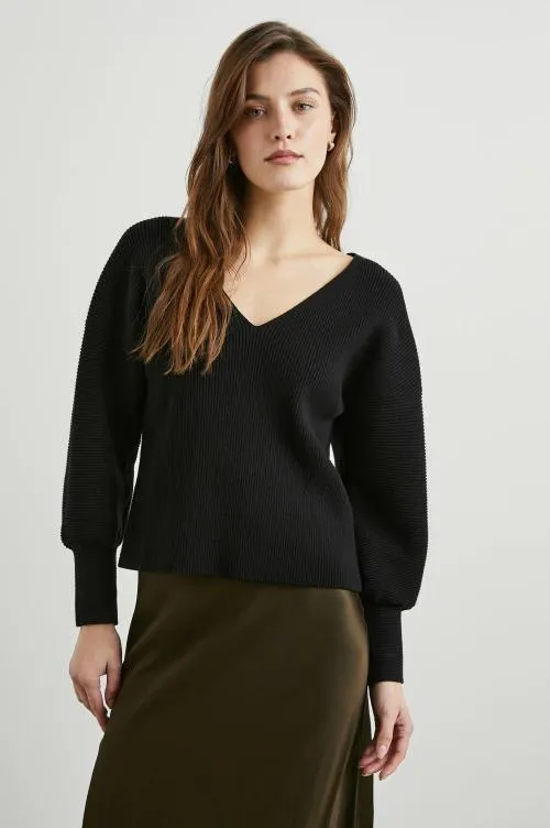 Women Rails Sweaters Alondra Sweater Black