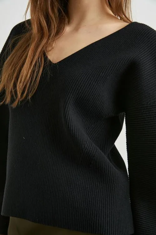 Women Rails Sweaters Alondra Sweater Black