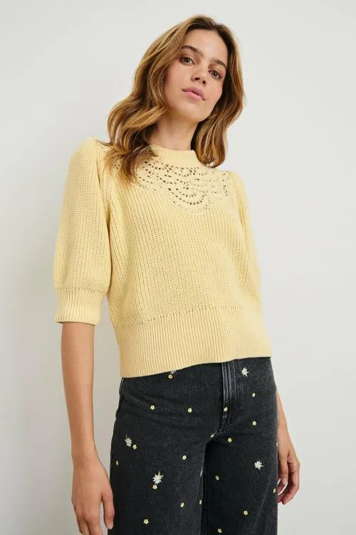 Women Rails Sweaters Steph Top Meringue Women Rails Sweaters Steph Top Meringue