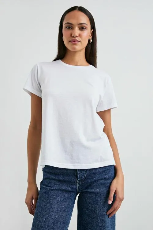 Women Rails Tees and Tanks Classic Crew Neck Tshirt White