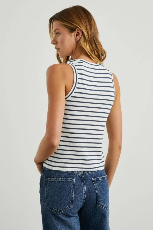Women Rails Tees and Tanks The Racer Tank Sailor Stripe Navy Women Rails Tees and Tanks The Racer Tank Sailor Stripe Navy