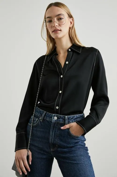 Women Rails Tops Andrea Top Black Women Rails Tops Andrea Top Black