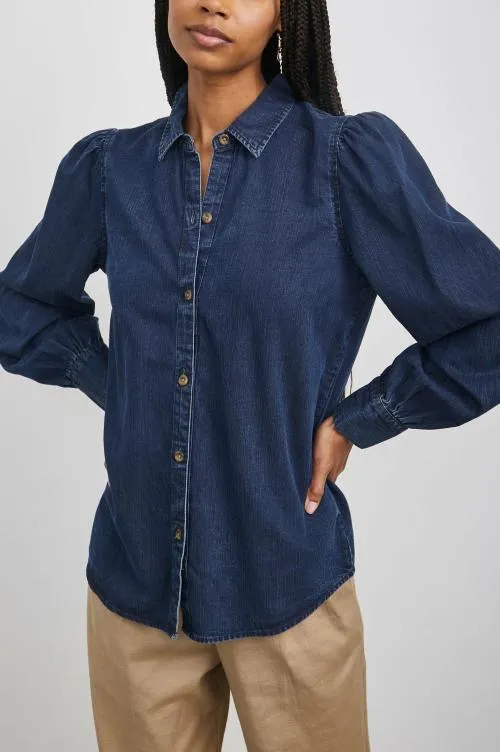 Women Rails Tops Angelica Shirt Dark Vintage Women Rails Tops Angelica Shirt Dark Vintage