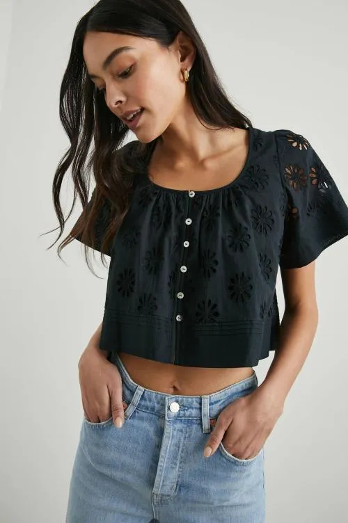 Women Rails Tops Bambina Top Black Women Rails Tops Bambina Top Black