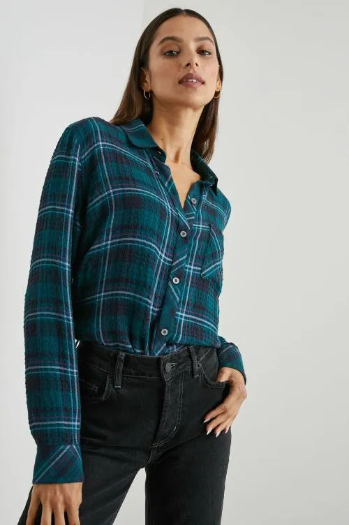 Women Rails Tops Brady Shirt Pine Fuchsia Women Rails Tops Brady Shirt Pine Fuchsia