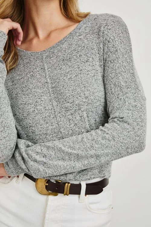 Women Rails Tops Iggy Top Melange Grey Women Rails Tops Iggy Top Melange Grey