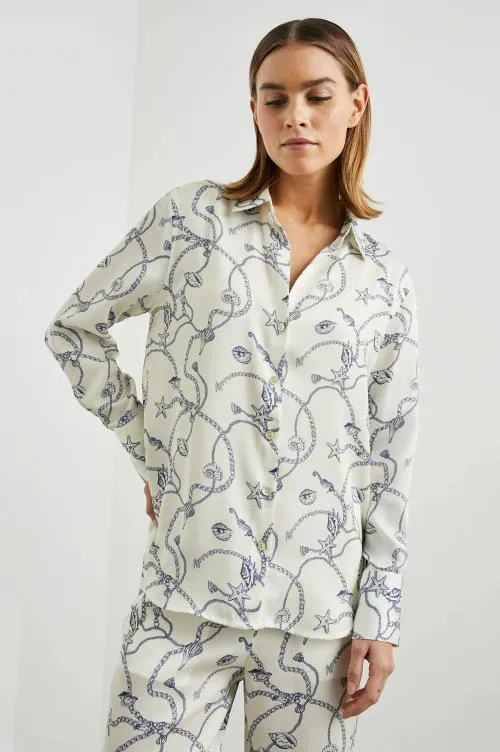 Women Rails Tops Ledger Shirt Nautical Chain