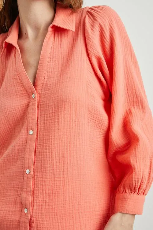 Women Rails Tops Lo Shirt Papaya Women Rails Tops Lo Shirt Papaya