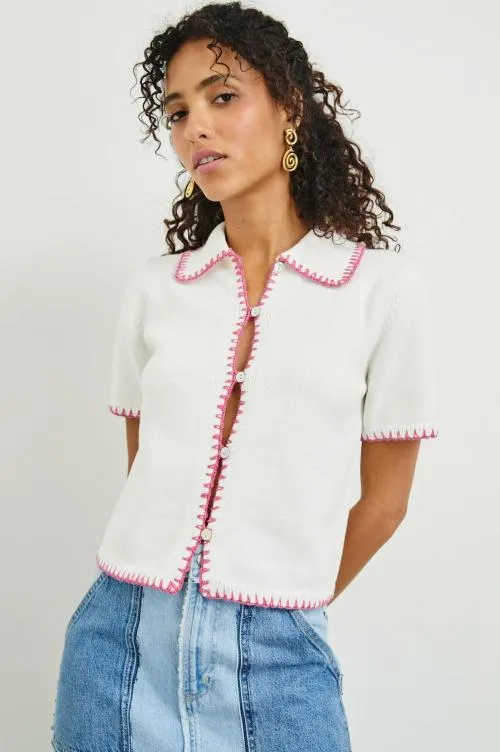 Women Rails Tops Maliah Top Ivory Hibiscus