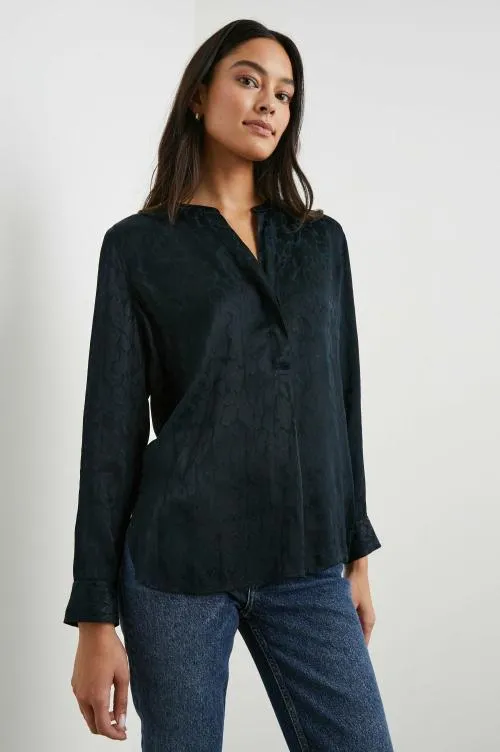 Women Rails Tops Pearl Top Onyx Leopard