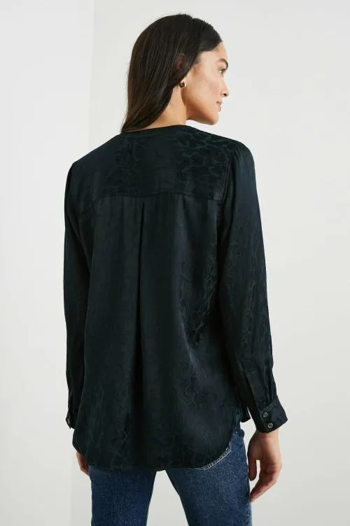 Women Rails Tops Pearl Top Onyx Leopard