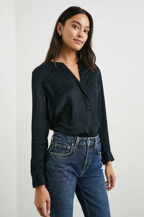 Women Rails Tops Pearl Top Onyx Leopard