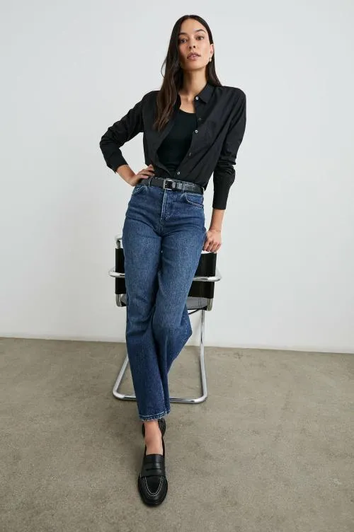 Women Rails Tops Stina Shirt Black Women Rails Tops Stina Shirt Black