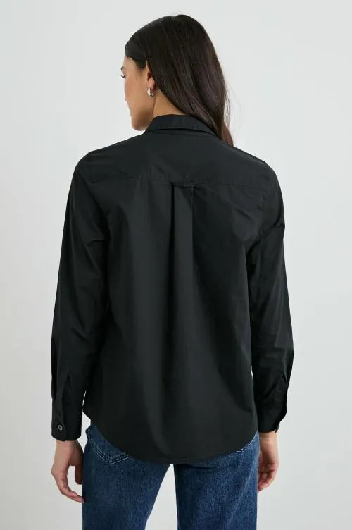 Women Rails Tops Stina Shirt Black Women Rails Tops Stina Shirt Black