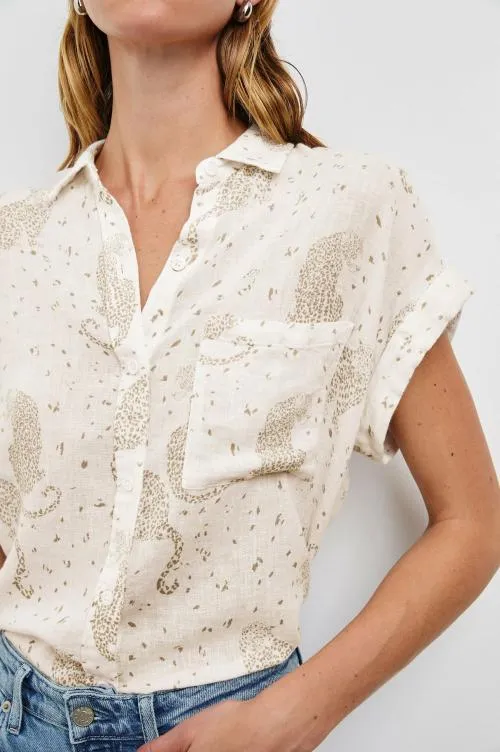 Women Rails Tops Whitney Shirt Cheetah Spots Women Rails Tops Whitney Shirt Cheetah Spots