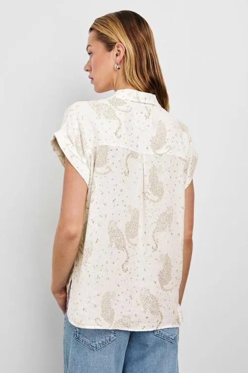 Women Rails Tops Whitney Shirt Cheetah Spots Women Rails Tops Whitney Shirt Cheetah Spots