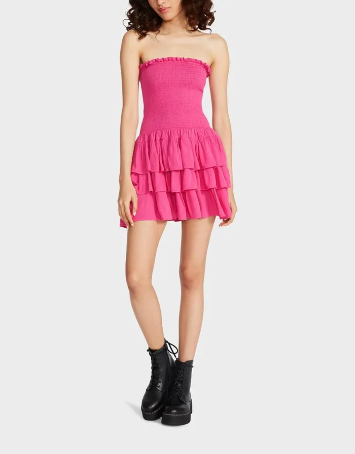 Women ROSIE MINI DRESS PINK Pink Betsey Johnson