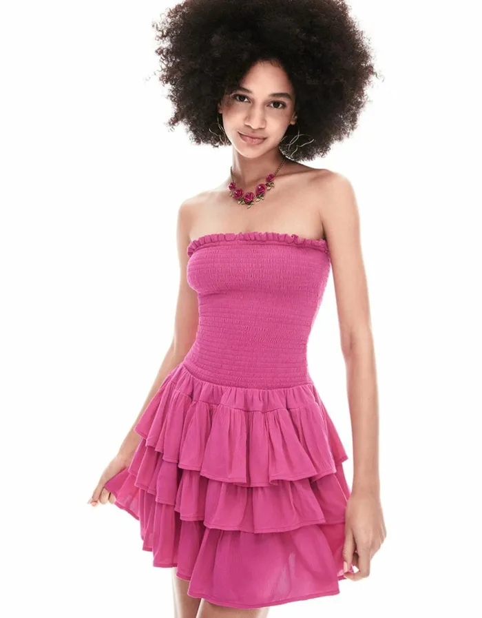 Women ROSIE MINI DRESS PINK Pink Betsey Johnson