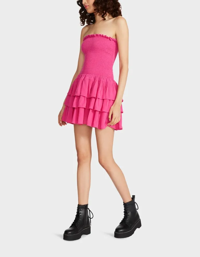 Women ROSIE MINI DRESS PINK Pink Betsey Johnson