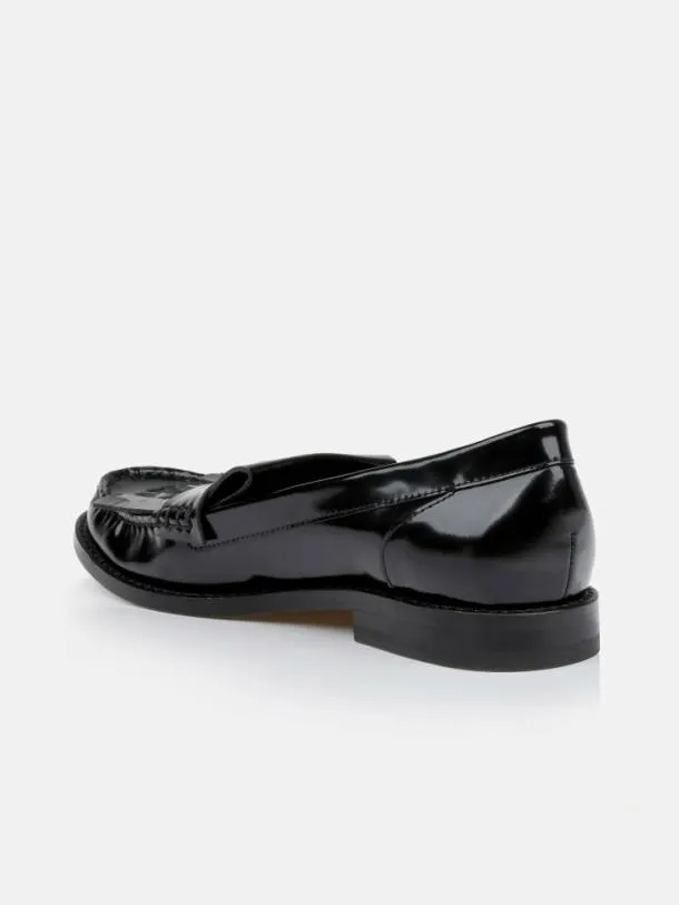 Women ROZA Gloss Black Clergerie Flats