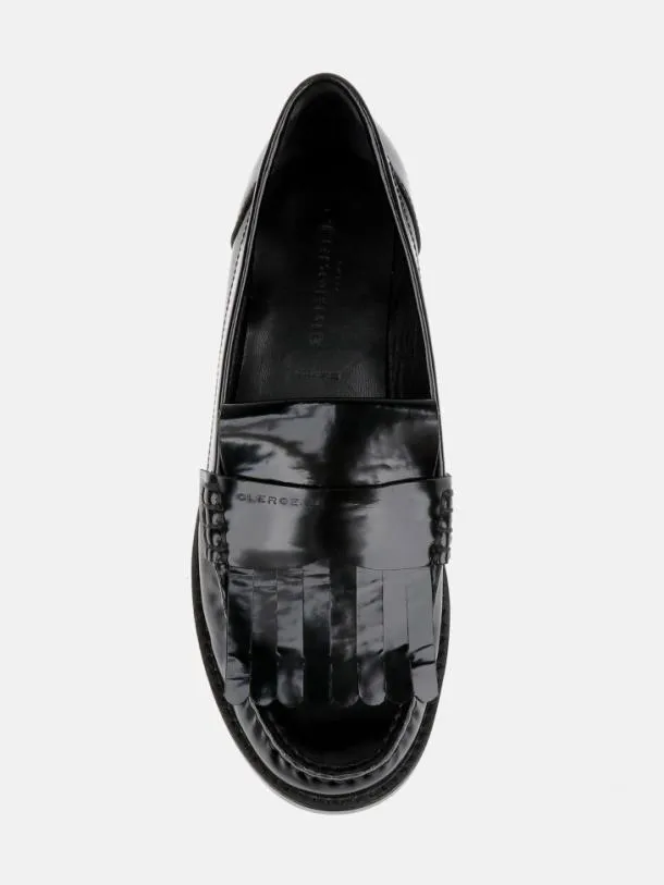Women ROZA Gloss Black Clergerie Flats