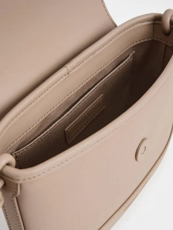 Women Sabine KnottedStrap Bag 8211 Taupe CHARLES and KEITH Shoulder Bags