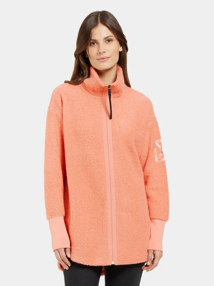 Women Sally FullZip Clay Pink Didriksons Spring Jackets