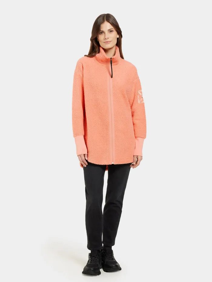 Women Sally FullZip Clay Pink Didriksons Spring Jackets