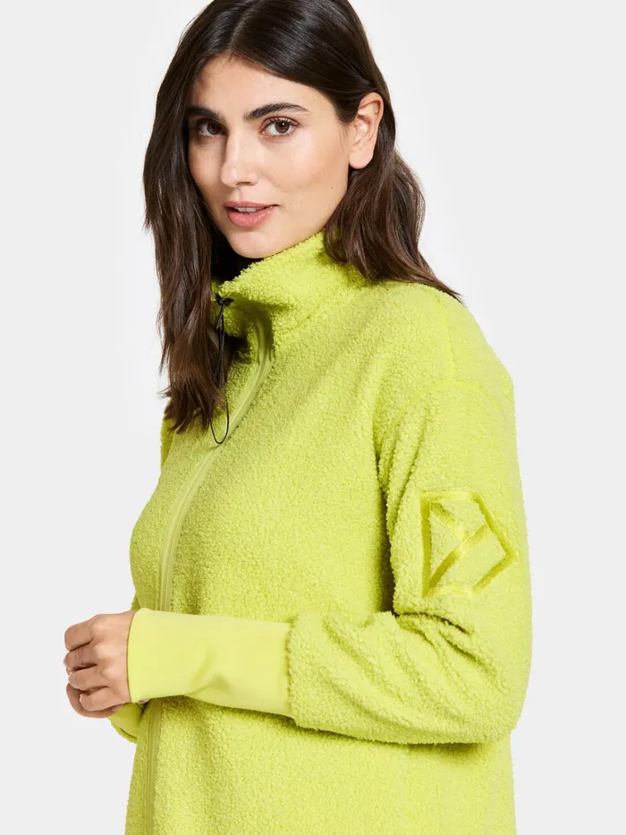 Women Sally FullZip Light Avocado Didriksons Spring Jackets