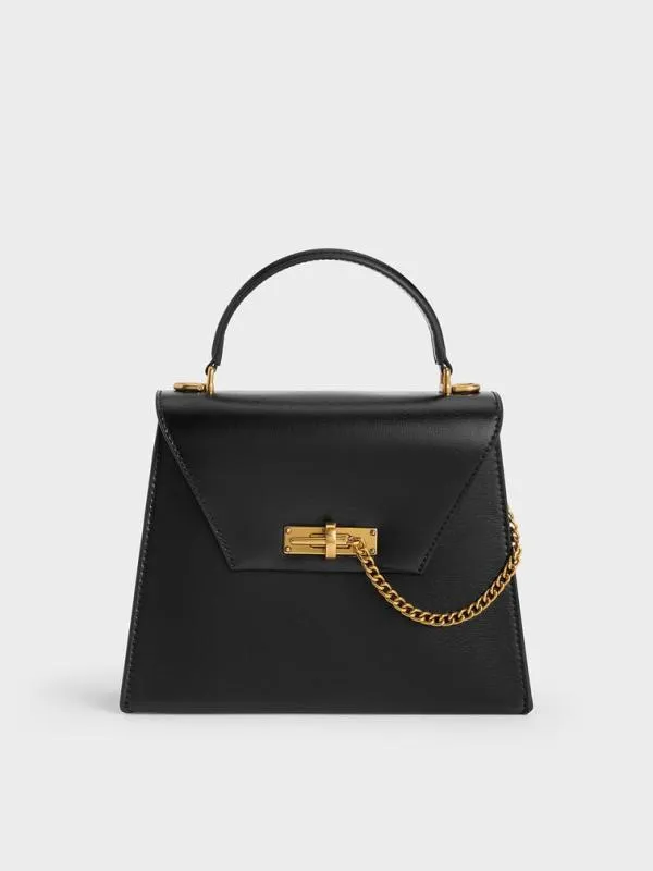 Women Samantha Envelope Top Handle Bag 8211 Black CHARLES and KEITH Top Handle Bags Women Samantha Envelope Top Handle Bag 8211 Black CHARLES and KEITH Top Handle Bags