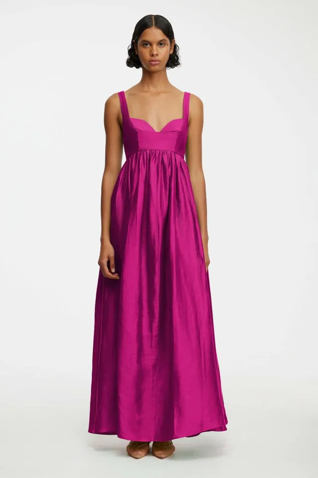 Women SANDGATE MIDI DRESS Plum Acler Maxi Dresses