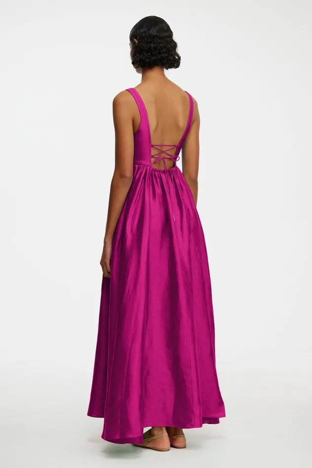 Women SANDGATE MIDI DRESS Plum Acler Maxi Dresses