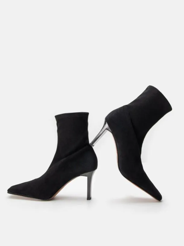 Women SHARON Suede Black Clergerie Ankle Boots