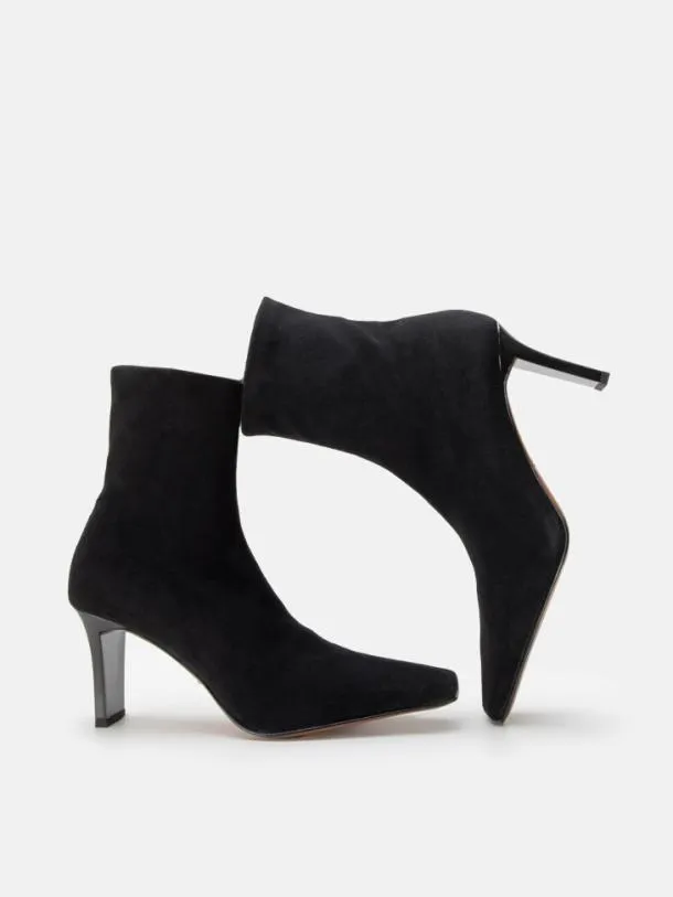 Women SHARON Suede Black Clergerie Ankle Boots