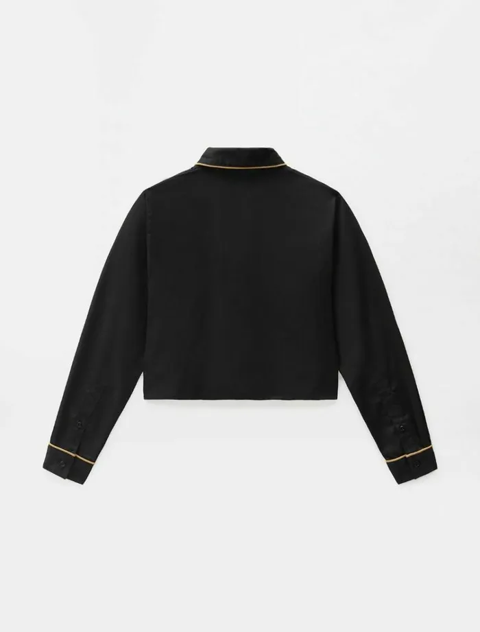 Women Shirts Dickies Bettles Western Shirt Black