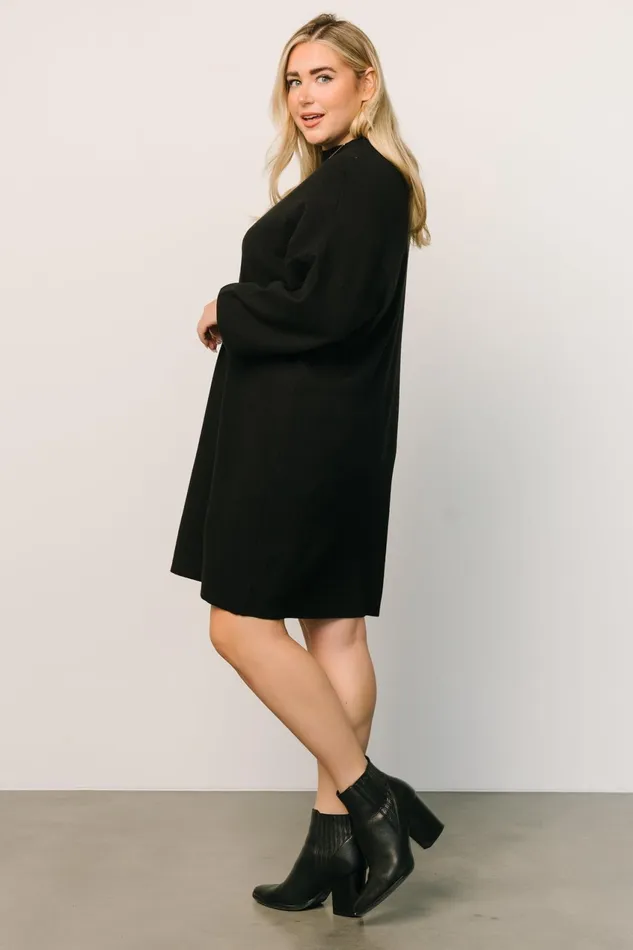 Women Short Dresses Baltic Born Jennings Sweater Dress Black Women Short Dresses Baltic Born Jennings Sweater Dress Black