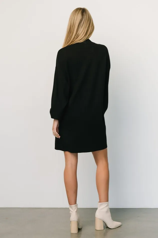 Women Short Dresses Baltic Born Jennings Sweater Dress Black Women Short Dresses Baltic Born Jennings Sweater Dress Black