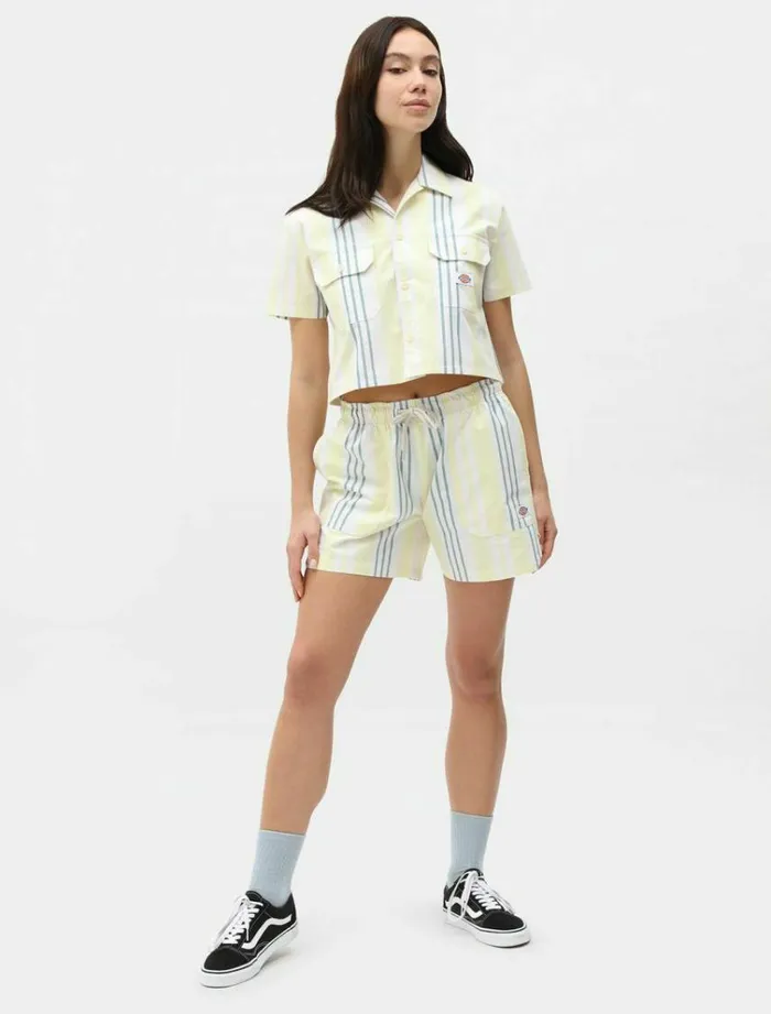 Women Shorts Dickies Grove City Short Mellow Green