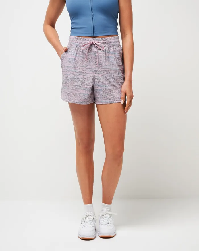 Women Shorts TravisMathew MISTY MELODY SHORT Moonscape Multi