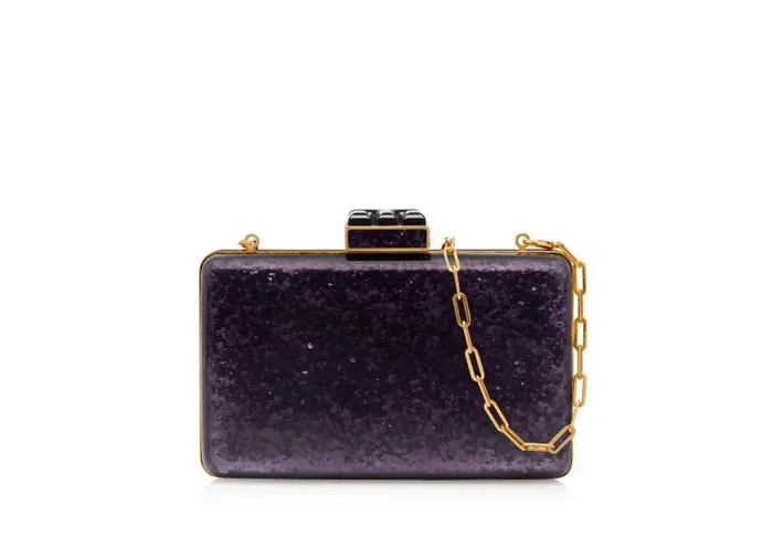 Women Shoulder Bags Tom Ford Glitter Plexiglass 001 Lock Minaudiere