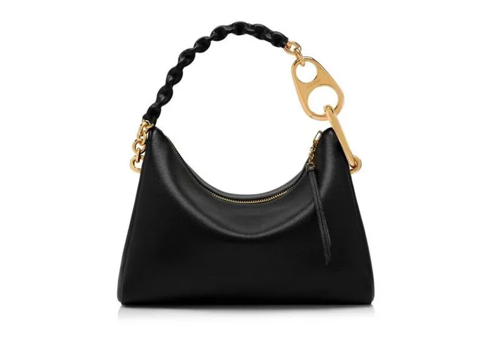 Women Shoulder Bags Tom Ford Grain Leather Carine Large Hobo