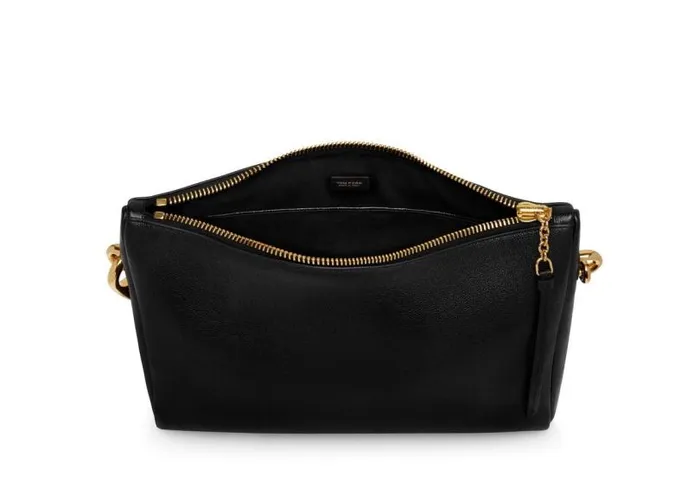 Women Shoulder Bags Tom Ford Grain Leather Carine Large Hobo Women Shoulder Bags Tom Ford Grain Leather Carine Large Hobo