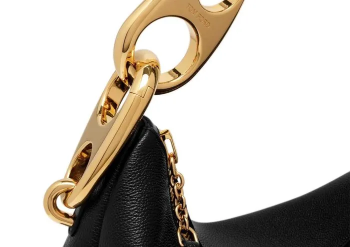 Women Shoulder Bags Tom Ford Grain Leather Carine Large Hobo Women Shoulder Bags Tom Ford Grain Leather Carine Large Hobo