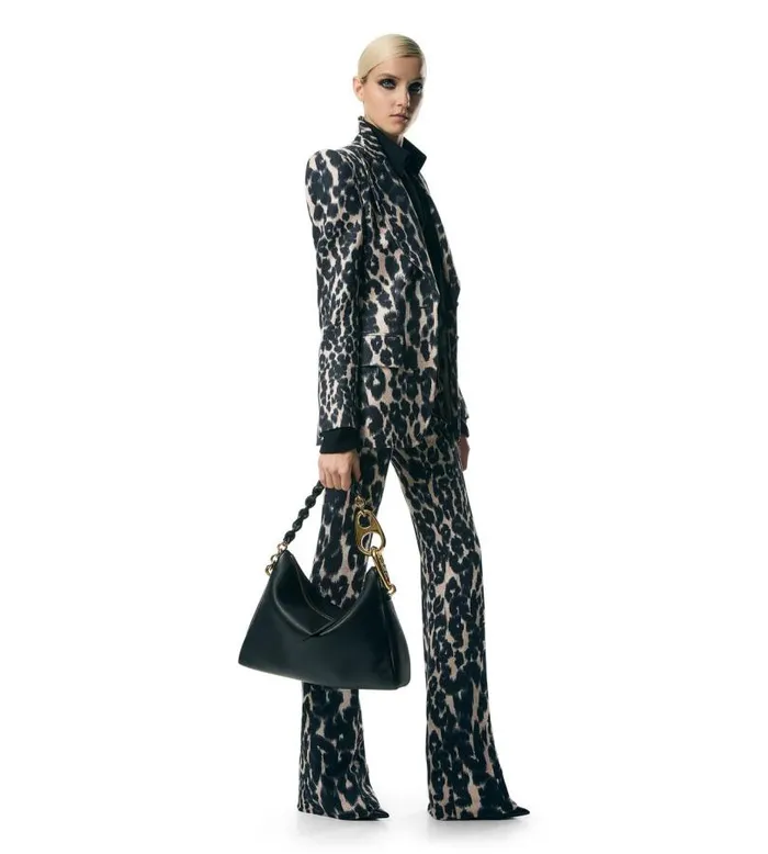 Women Shoulder Bags Tom Ford Grain Leather Carine Large Hobo Women Shoulder Bags Tom Ford Grain Leather Carine Large Hobo