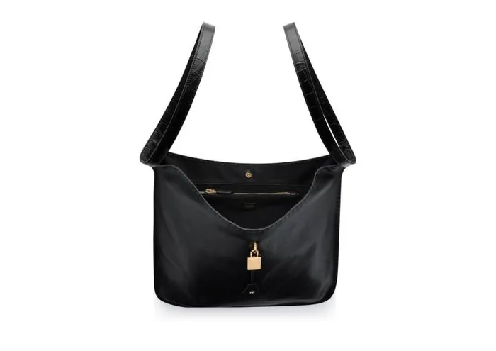 Women Shoulder Bags Tom Ford Large Leather Padlock Shoulder Bag Black Women Shoulder Bags Tom Ford Large Leather Padlock Shoulder Bag Black