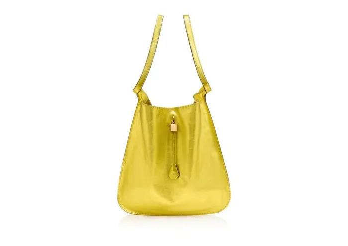 Women Shoulder Bags Tom Ford Leather Padlock Large Shoulder Bag Mimosa