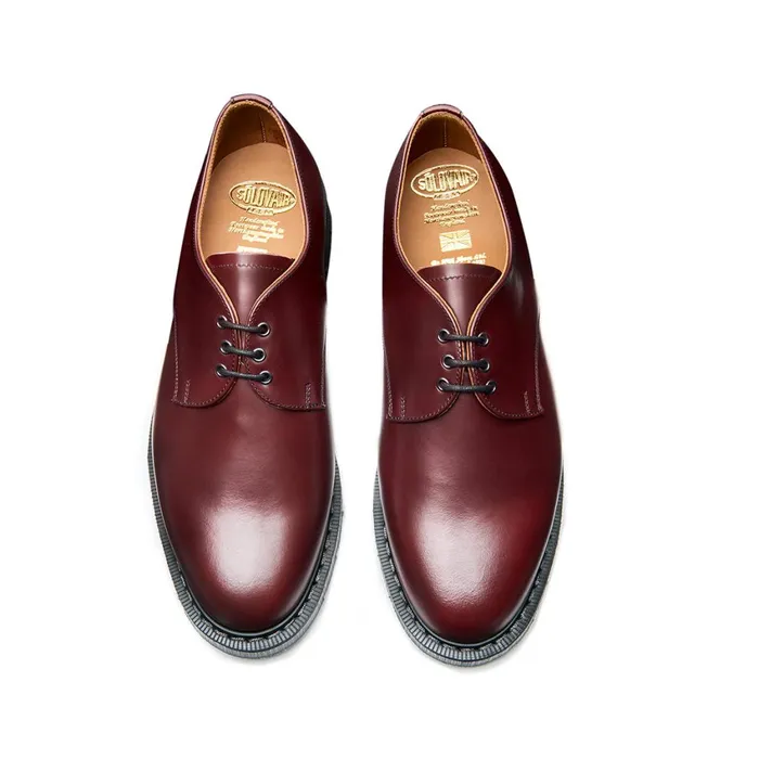 Women Solovair Gibson Shoes Oxblood Gibson Shoe
